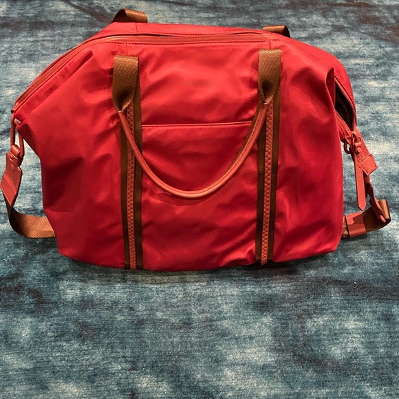 Cole Haan ZEROGRAND Wine/Burgundy handbag - Picture 7 of 9